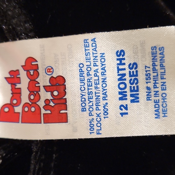 PARK BENCH KIDS PARTY PREOWNED GREAT CONDITION SIZE 12M CHRISTMAS DRESS. - Picture 3 of 7